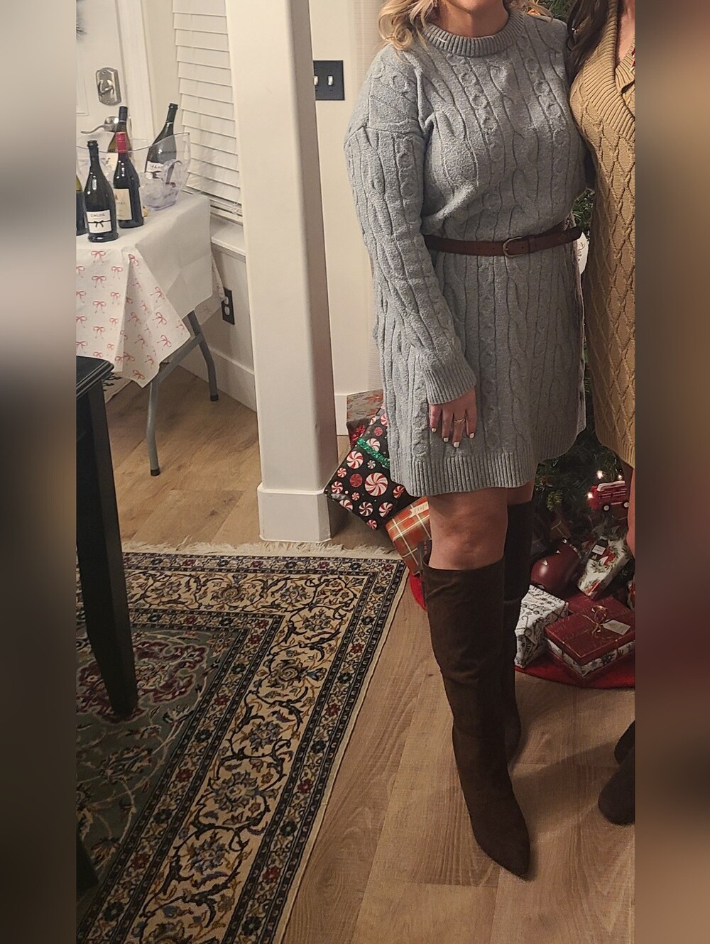Cableknit Dress